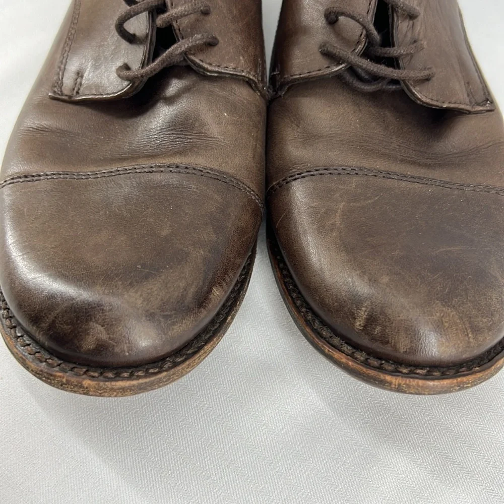 Frye Erin Brown Leather Oxford